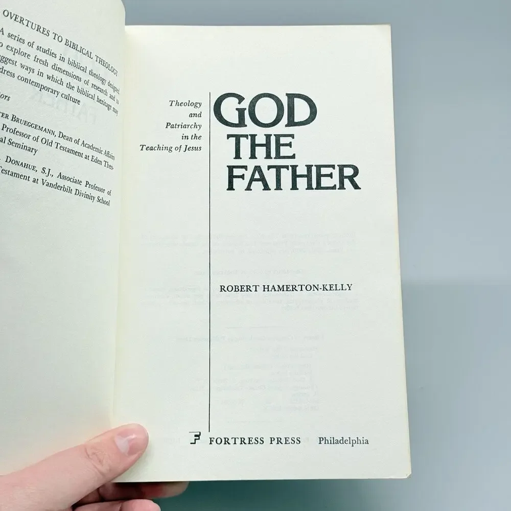 God the Father : Theology and Patriarchy in the Teaching of Jesus Paperback Book